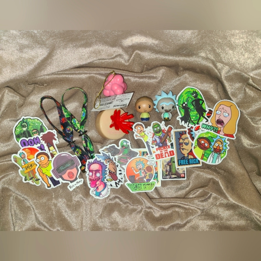 Rick and Morty Adult Swim Toy Lot